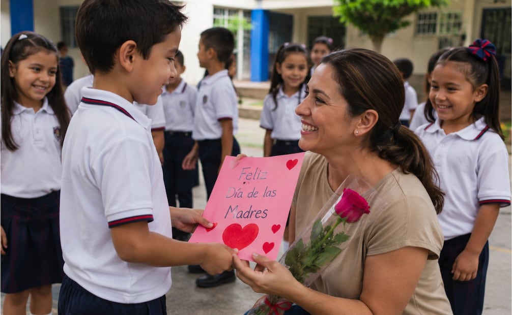 Día de las Madres. Foto: Creada con Ia