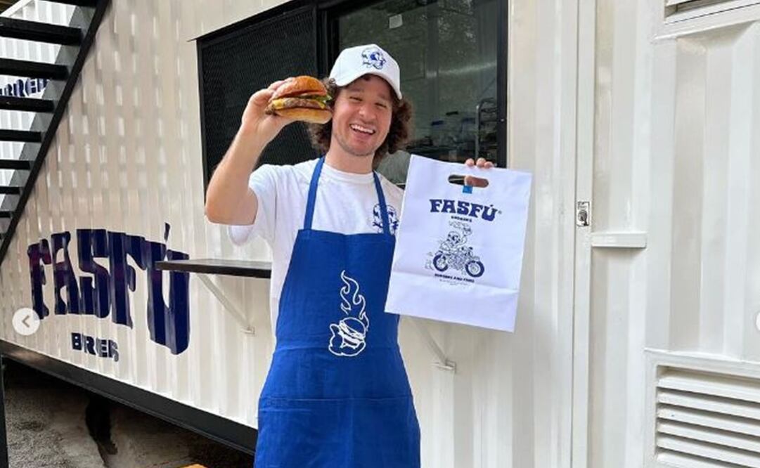 Negocio de hamburguesas de Luisito Comunica. Foto: Redes sociales