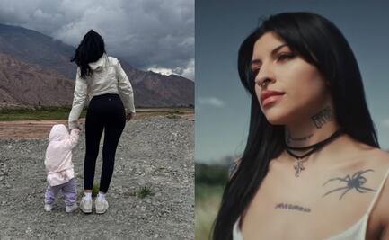 Cazzu comparte tiernos momentos de su hija Inti durante la producción de "Dolce"