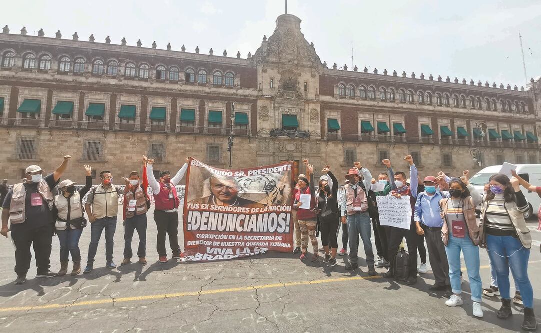 Los 50 servidores inconformes aseguraron que su queja no es contra la 4T o contra el Presidente. Foto: CUARTOSCURO