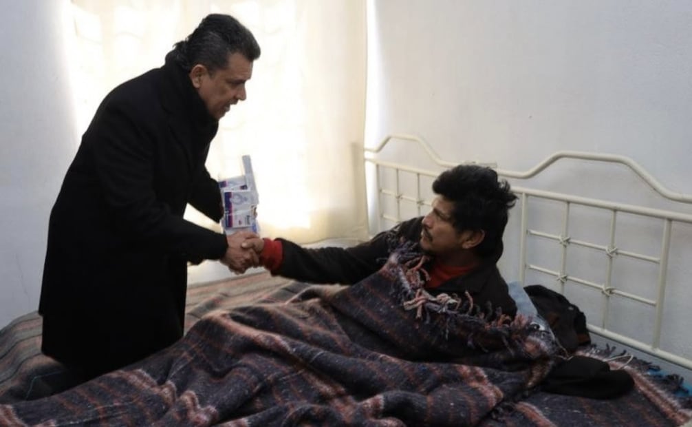 Apoyos a personas vulnerables en Tamulipas por bajas temperaturas  (27/01/2026). Foto: Especial