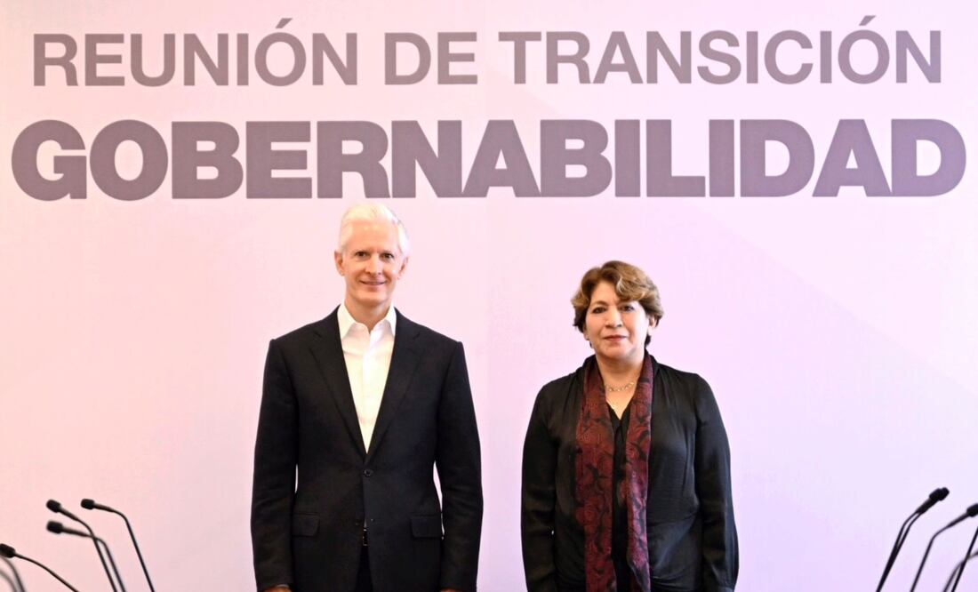 La Gobernadora Electa, Delfina Gómez Álvarez, agradeció la disposición al diálogo del Gobernador Alfredo Del Mazo. Foto: Especial