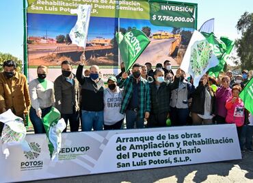 SLP rehabilita el Puente Seminario