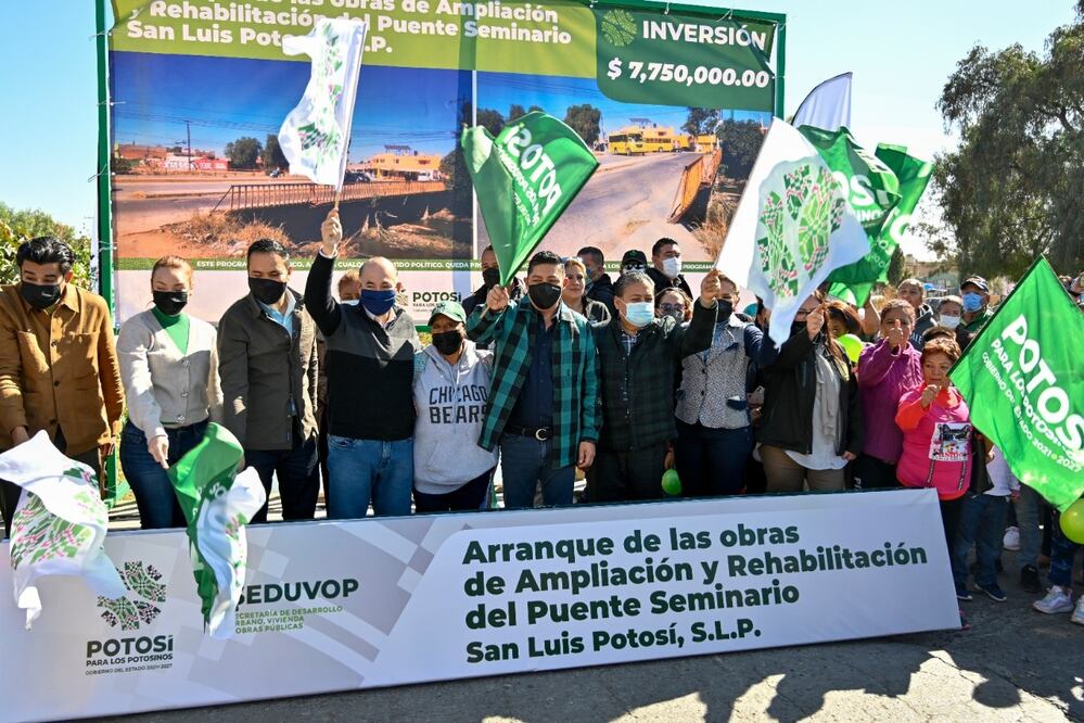 SLP rehabilita el Puente Seminario