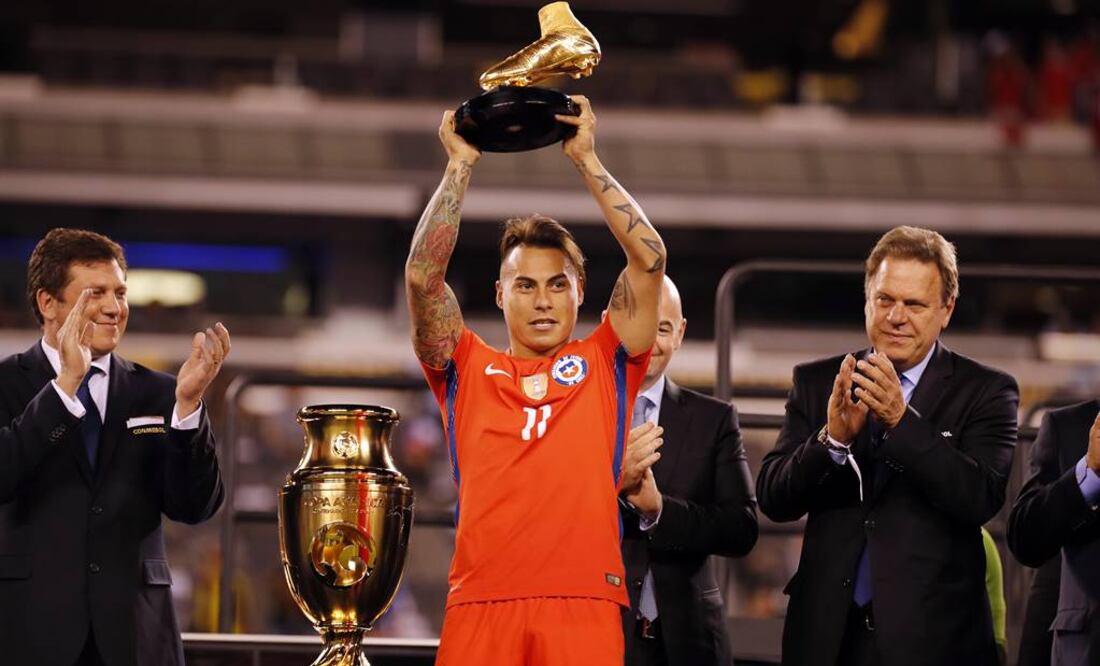 Eduardo Vargas fue goleador de la Copa América Centenario con seis anotaciones. (Foto: Imago7)