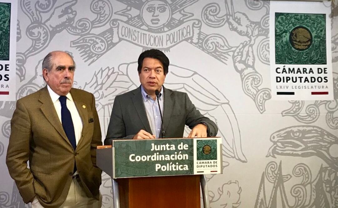 Pablo Gómez y Mario Delgado. Foto; Especial