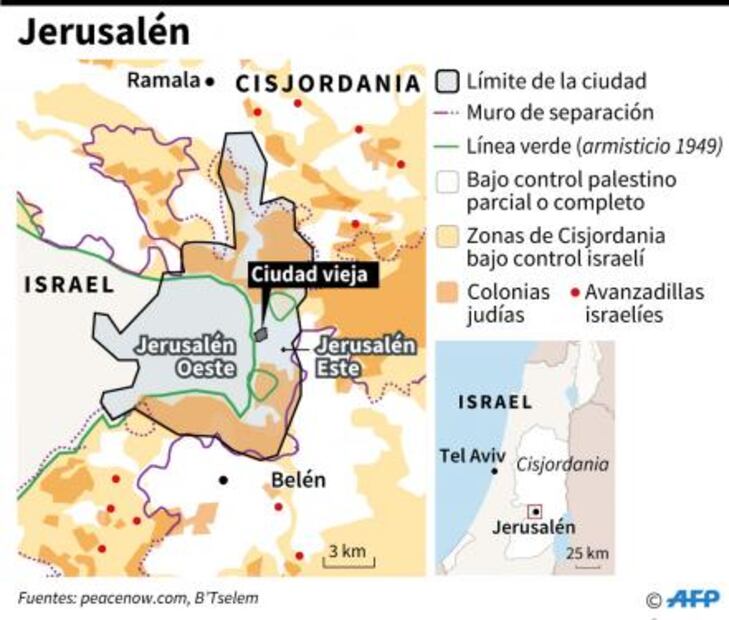 ONU declara "nula y sin efecto" la decisión de EU sobre Jerusalén