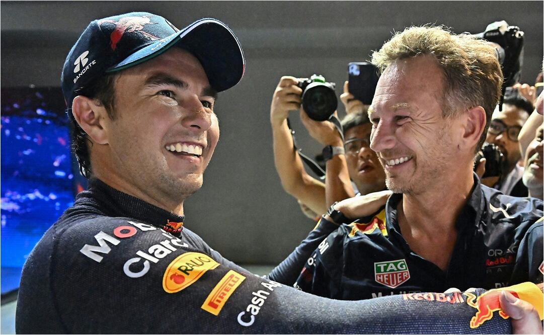 Red Bull se rinde ante el primer lugar de Checo Pérez en Singapur: “Tu mejor carrera, fue sensacional” / FOTO: AFP