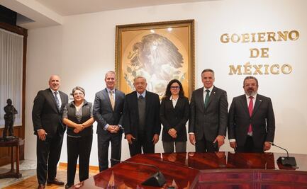 AMLO se reúne con representantes de Canadian Pacific Kansas City, interesada en trenes de pasajeros