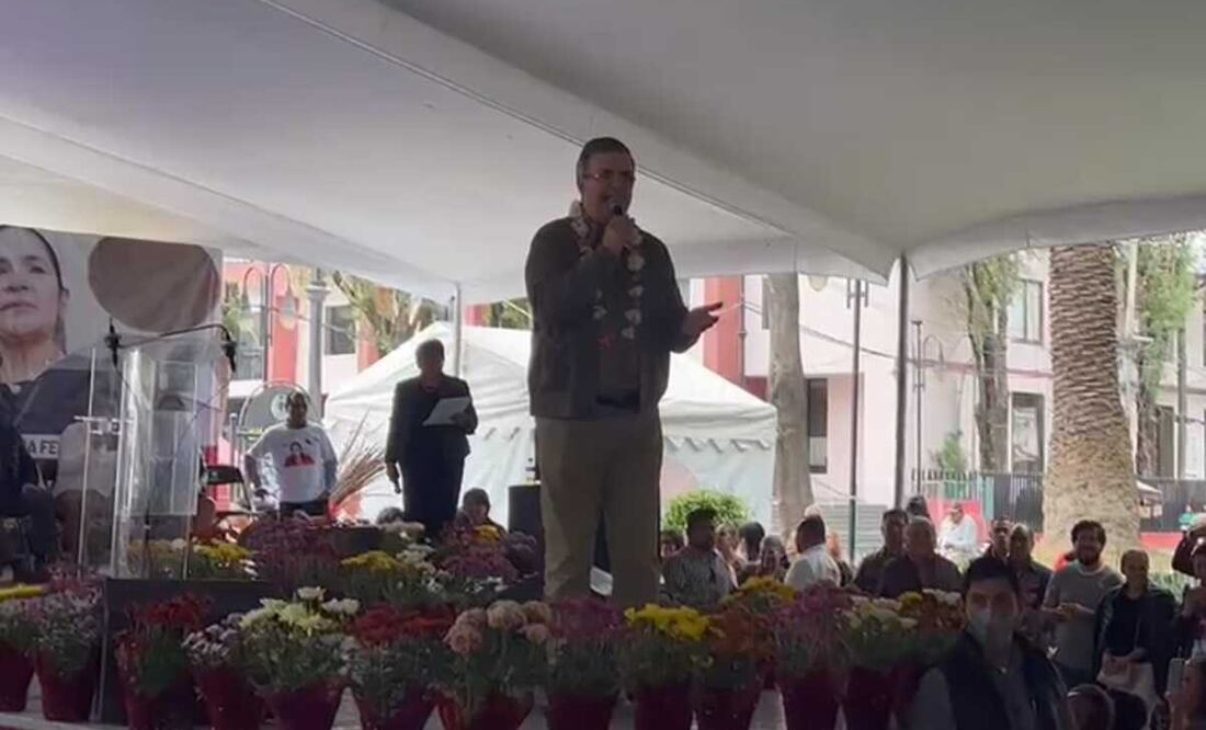 La respuesta del canciller forma parte del proceso de la denuncia interpuesta contra la contienda interna del partido en la que resultó ganadora Claudia Sheinbaum. Foto: captura de pantalla