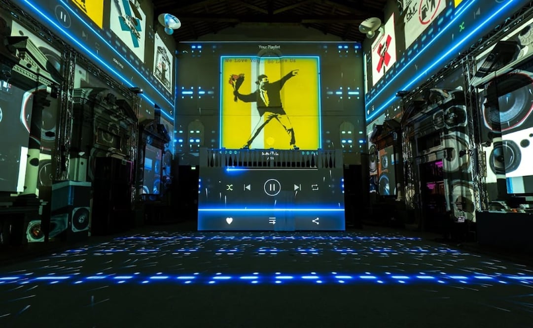 Aspectos de la exhibición “Inside Banksy”. Fotos: Inside Banksy