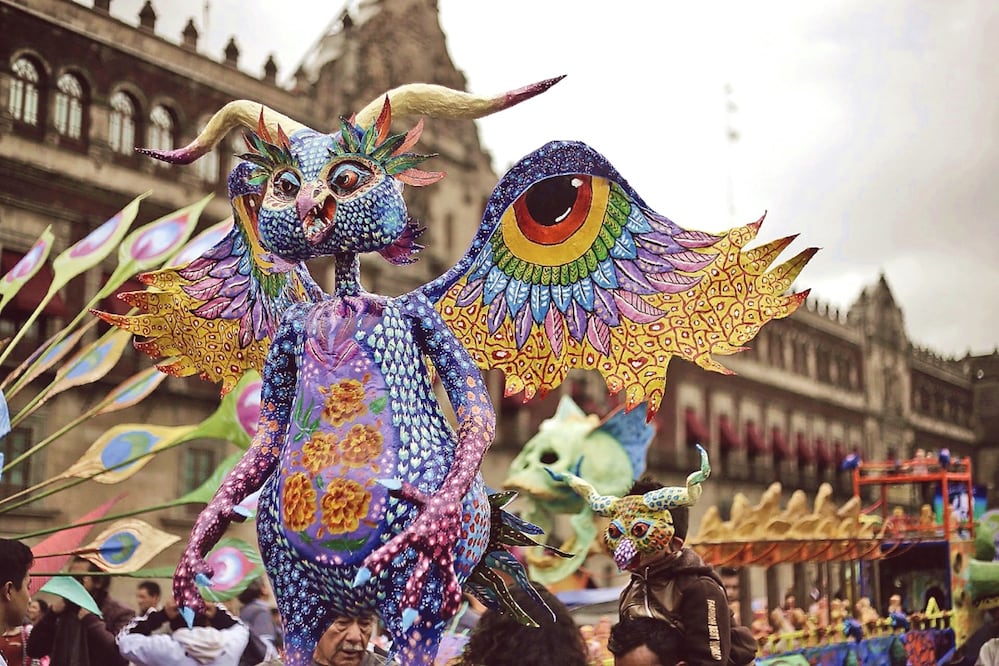 El desfile anual de Alebrijes Monumentales saldrá del Zócalo / Foto: Archivo El Universal