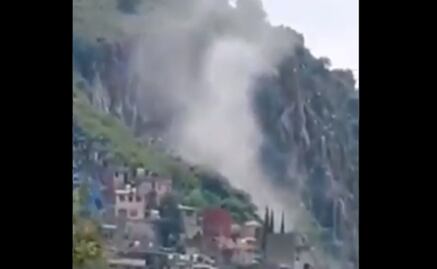 Ecatepec: registran deslave del Cerro Gordo por lluvias; siguen las inundaciones