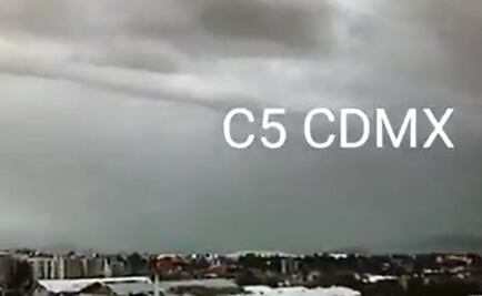 Se registra lluvia en 6 delegaciones de CDMX