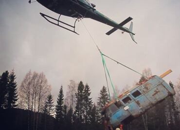 Sacan combi de 1951 del pantano para restaurarla