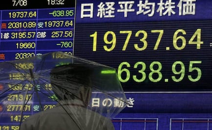 Acciones chinas se desploman más de 8%