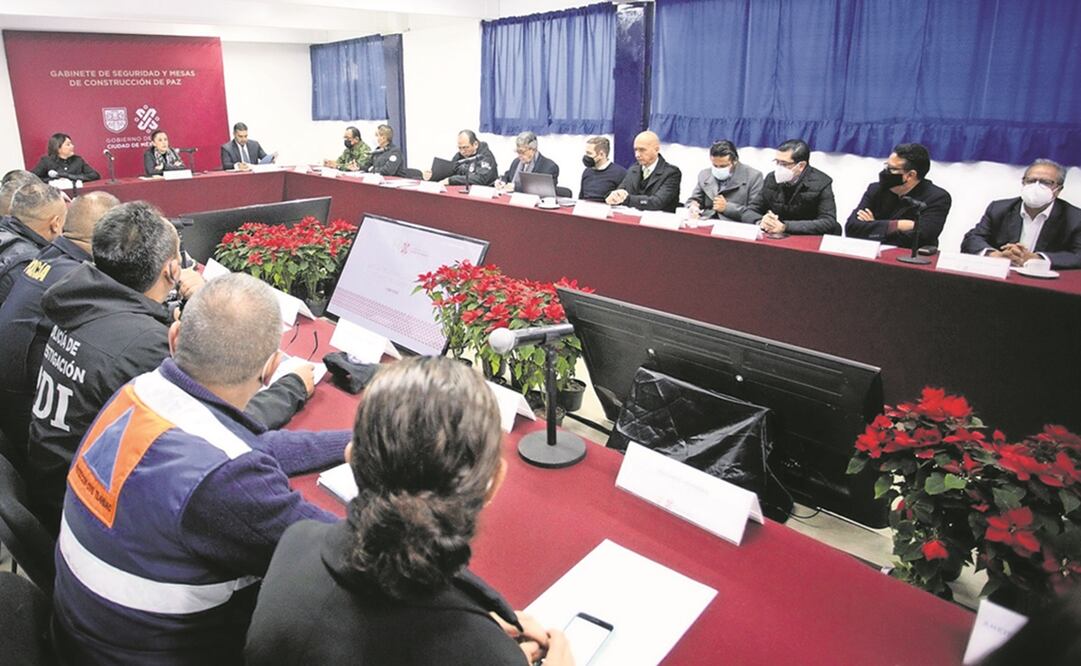 La jefa de Gobierno instaló el gabinete de seguridad en la alcaldía Tláhuac, donde destacó la coordinación institucional para reducir la incidencia delictiva. Foto: Tomada de Twitter