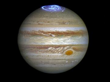 La nave Juno de la NASA capta un "fantasma" en Júpiter