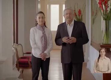 "Sheinbaum, una mujer de convicciones", dice AMLO en nuevo spot