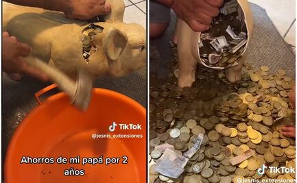 ¿Se hizo millonario? Usuaria comparte lo que su papá ahorró durante 2 años y se viraliza