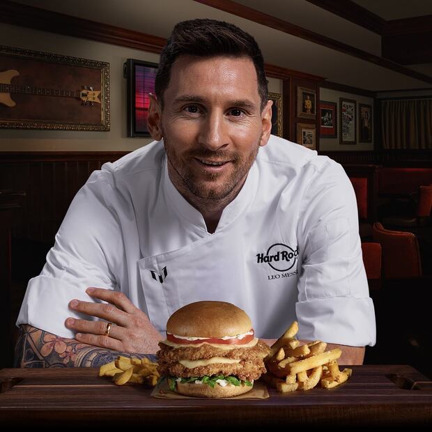 Colaboración de Lionel Messi con Hard Rock Café - Foto: @leomessi en Instagram