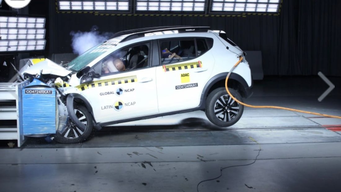 Renault Kardian + 6 Airbags. Foto: Latin NCAP