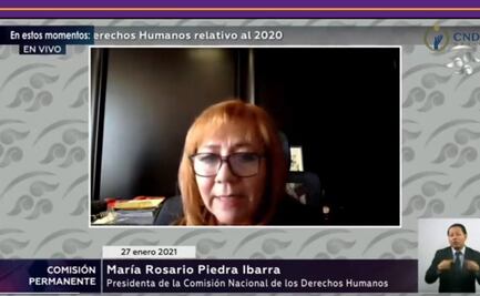 Rosario Piedra presume ahorros y recomendaciones en su primer año al frente de la CNDH
