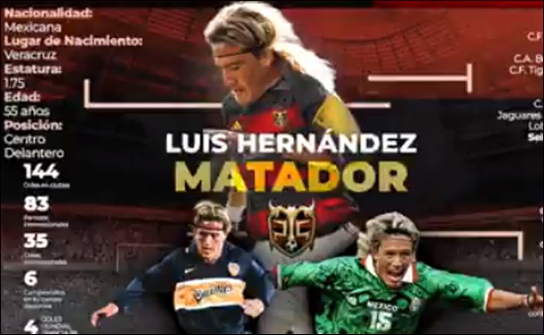 El 'Matador' Hernández jugará la Kings League Americas con Peluche Caligari / Foto: Especiales