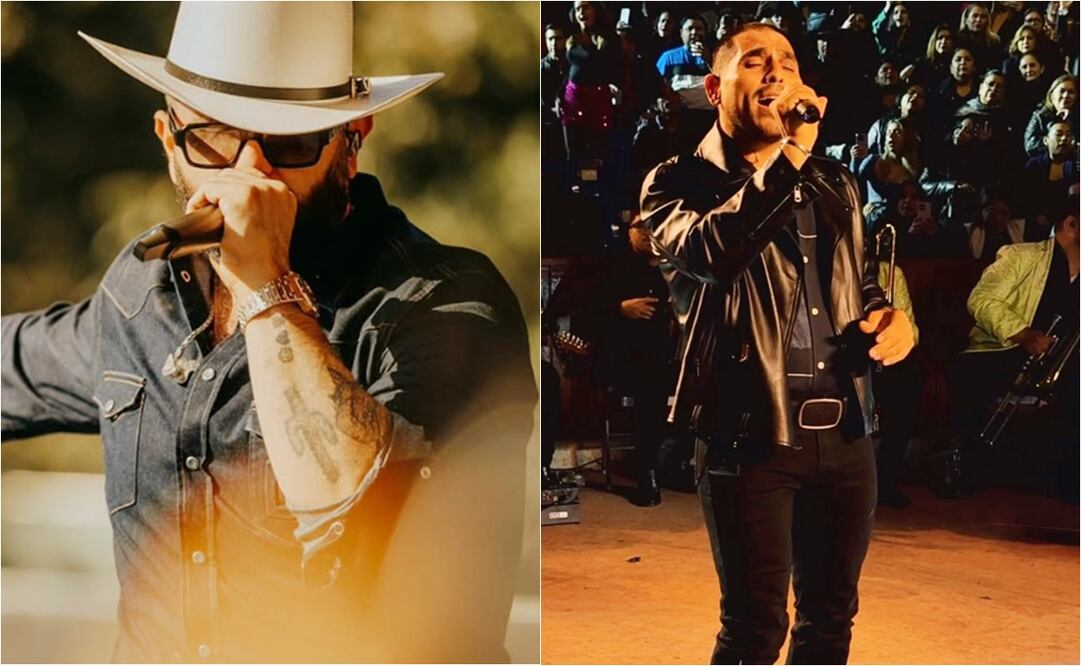 Carín León y Espinoza Paz fueron vinculados románticamente, tras la viralización de imágenes juntos, creadas con Inteligencia Artificial.
Fotos: Instagram