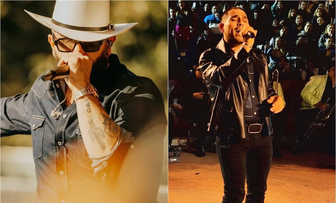 Carín León y Espinoza Paz fueron vinculados románticamente, tras la viralización de imágenes juntos, creadas con Inteligencia Artificial.
Fotos: Instagram