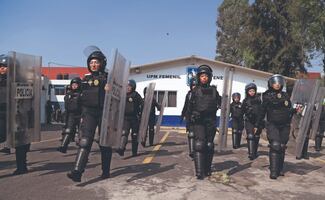 “En ese momento portamos el uniforme, pero las acompañamos”