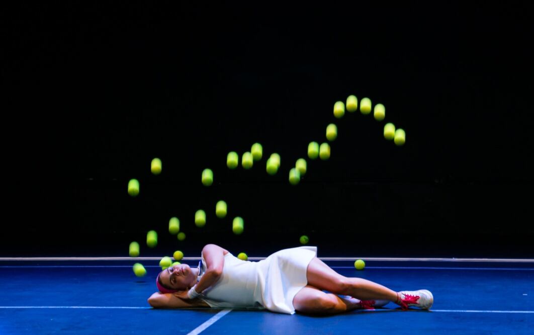 "Grand Slam", monólogo de la dramaturga Valentina Garibay.
Foto: Diego Cadena Carreón, cortesía