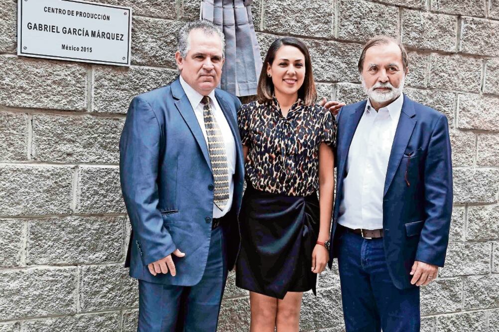 Martín Orozco, Denisse Ugalde Alegría y Epigmenio Ibarra (AGUSTÍN SALINAS. EL UNIVERSAL)