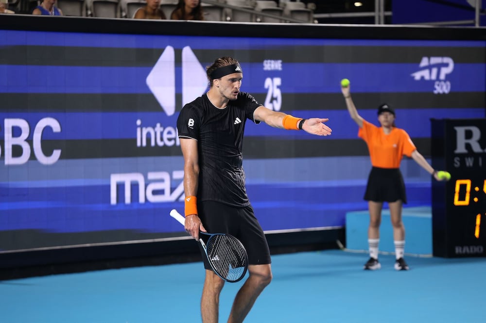 Alexander Zverev queda eliminado en los singles del Abierto Mexicano de Tenis - Foto: Esteban Torreblanca/EL UNIVERSAL