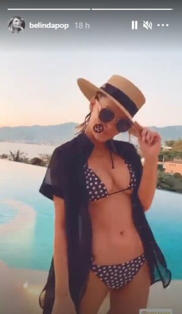 Belinda te lleva a las estrellas con un brillante bikini