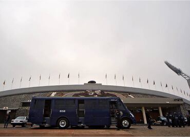 Fuerte dispositivo de seguridad en C.U.