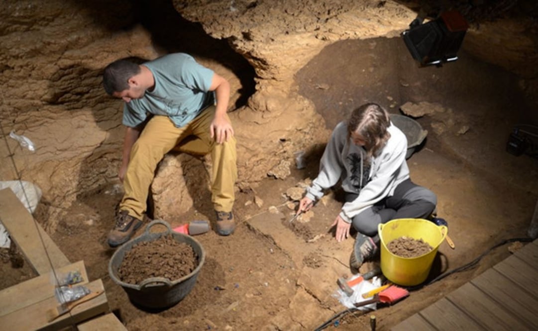 Excavaciones en las Coves del Toll, en Moià. Foto: IPHES