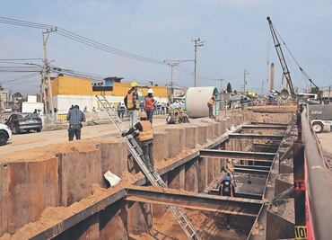 Este fin de semana prevén que esté listo el Colector Chalco