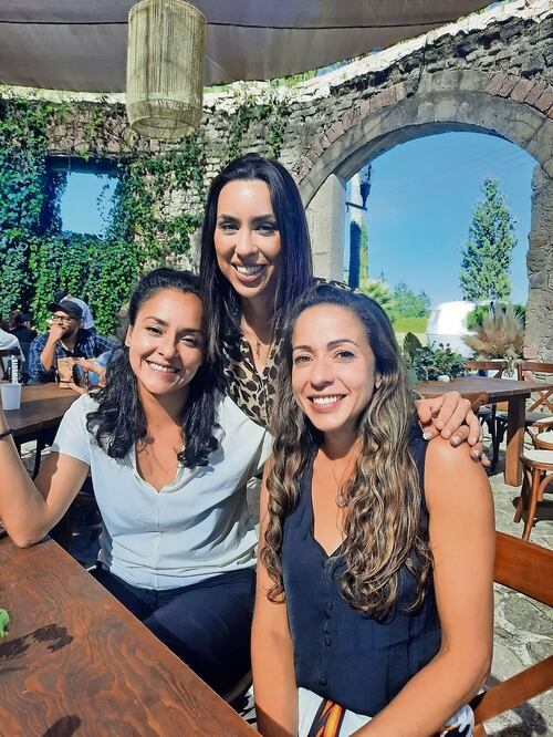 Bárbara Lango, Rosalía Urquidy Lugo y Miriam Aguilar Hardy. Foto: Especial