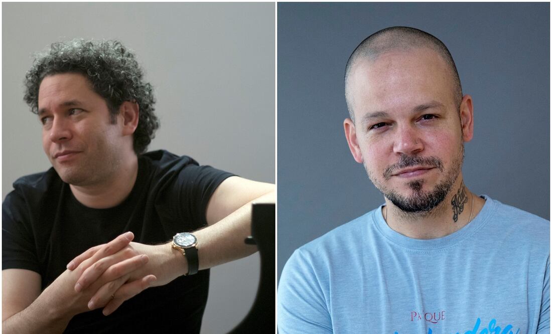 Gustavo Dudamel y Residente. Fotos: EFE y Archivo