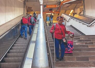 Padecen por fallas en escaleras del STC