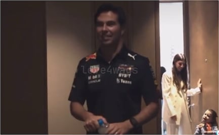 VIDEO: "No te vayas papá", el emotivo grito entre Checo Pérez y su hija