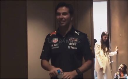 VIDEO: "No te vayas papá", el emotivo grito entre Checo Pérez y su hija