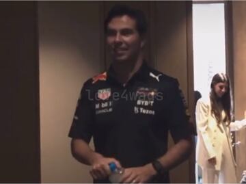 VIDEO: "No te vayas papá", el emotivo grito entre Checo Pérez y su hija