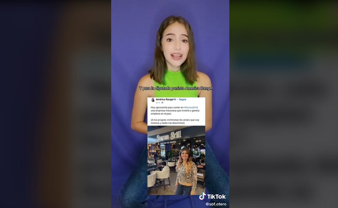 Foto: tomada de TikTok. @sof.otero
