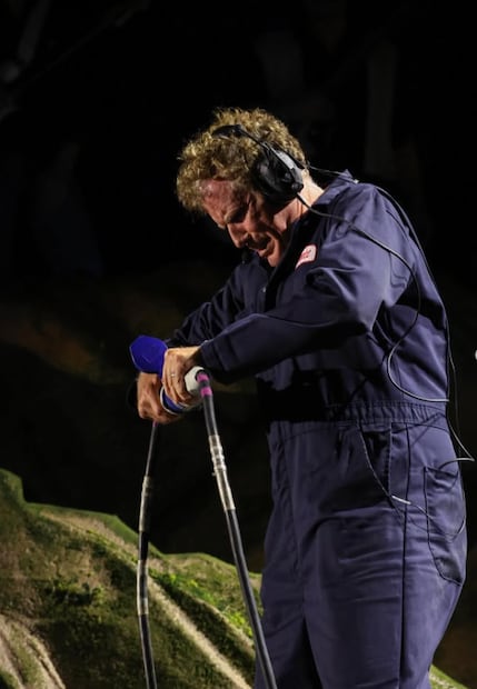 Will Farrell en el set de Sabrina Carpenter en Coachella 2026. Foto: Instagram @sabrinacarpenter