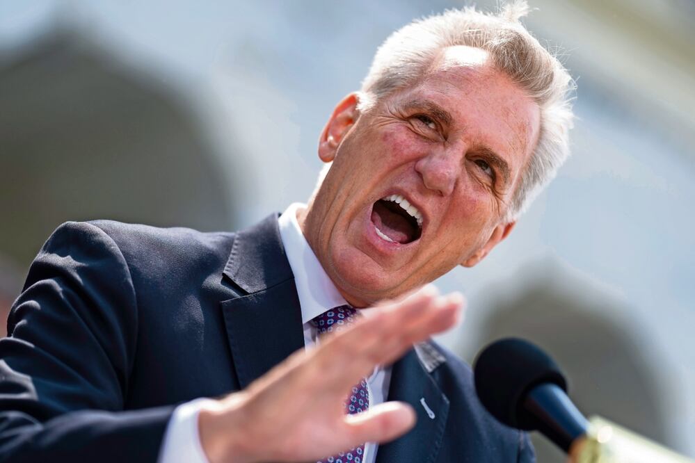 El presidente de la Cámara de Representantes, Kevin McCarthy, en el Capitolio el miércoles pasado.