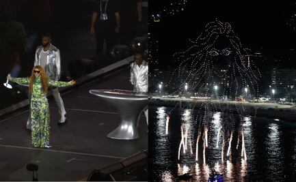 Shakira arranca con “La Fuerte” en Copacabana: drones, fuegos artificiales y un traje con la bandera de Brasil