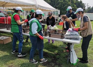Así puedes intercambiar tus residuos inorgánicos reciclables por plantitas y árboles frutales en Iztapalapa
