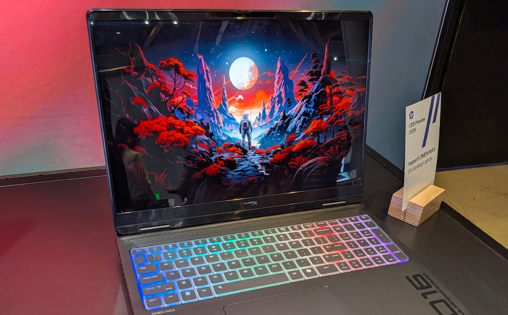 HP renueva su línea de laptops durante CES 2026. Foto: Jorge Arredondo